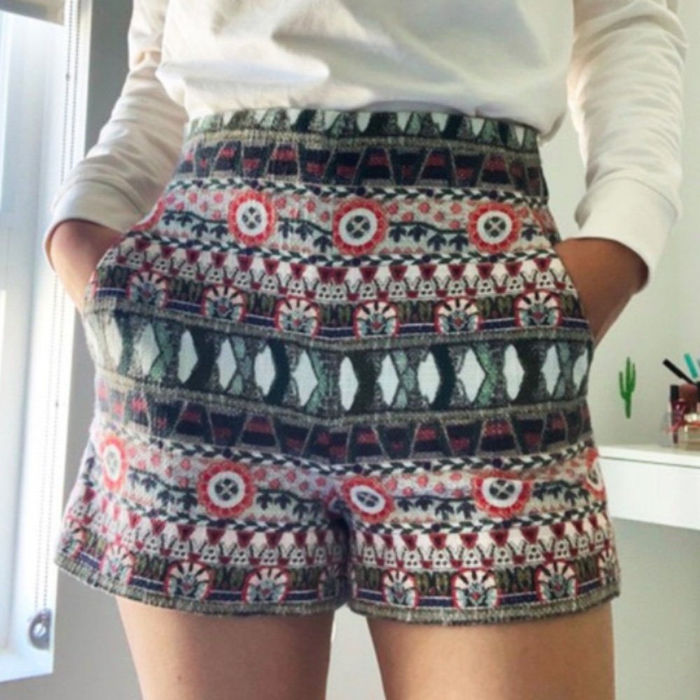 Zara | Knit Printed Shirts (L)